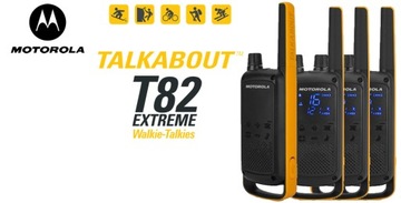 6x MOTOROLA T82 EXTREME WALKWAY WALKIE TALKIE РАДИОТЕЛЕФОН ŁKI TOKI