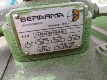 Гидравлический насос Berarma 02-PSP3-80-F-H-R-M 116LX2