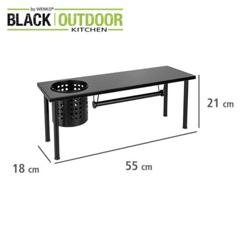 Кухонная полка + держатель для бумаг, функциональный МДФ