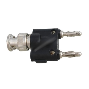 Wtyk BNC na 2 x wtyk bananowy przejście adapter