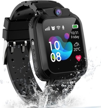 Smartwatch lokalizator GPS dla dzieci Rozmowy SIM SOS Wodoodporny APARAT