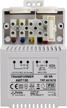 Transformator Pulsar AWT150 - TRP 40VA/16V/18V