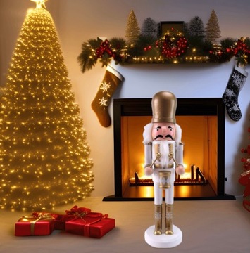 Большое деревянное украшение «Щелкунчик», 30 см.