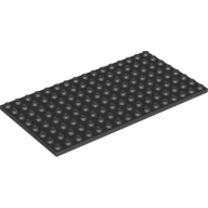 LEGO Płytka 8x16 Czarny 6094066 92438