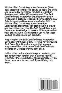 Книги, Разработчик интеграции данных Quantic SAS (A00-260), Экзаменационный практический квест