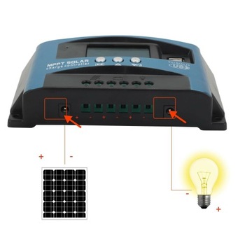 КОНТРОЛЛЕР СОЛНЕЧНОЙ ЗАРЯДКИ 100А MPPT 12/24В