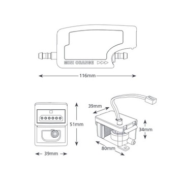 КОНДЕНСАТНЫЙ НАСОС SUPER SILENT — ASPEN MINI ORANGE SILENT+ FP3313