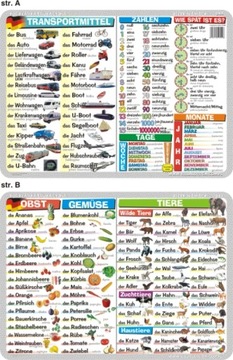 Английско-немецкие настольные блокноты 40 х 30 см.