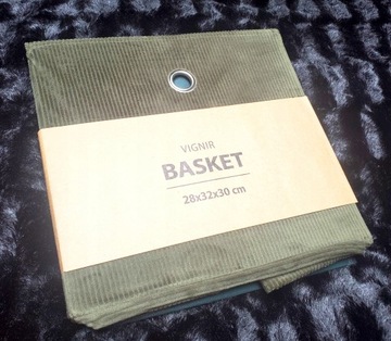 НАБОР КОРЗИН 2x ТЕМНО-ЗЕЛЕНАЯ КОРЗИНА VIGNIR НОВАЯ