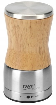 MŁYNEK DO SOLI PIEPRZU PRZYPRAW kauczuk 12 cm ravi