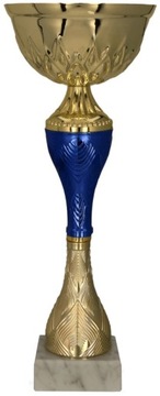 PUCHARY PUCHAR ZŁOTY NIEBIESKI 21CM +GRAWER GRATIS