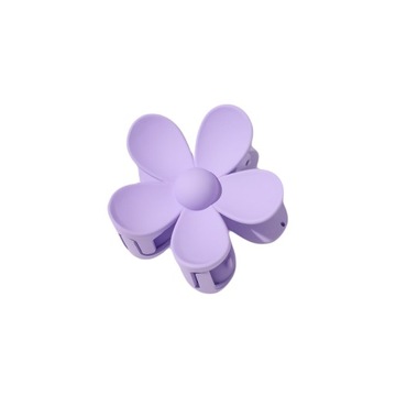 ШАПОЧКА ДЛЯ ВОЛОС БОЛЬШАЯ ПРЯЖКА ЦВЕТОК ЧЕЛЮСТЬ ФИОЛЕТОВЫЙ ЗАЖИМ ЛИЛА