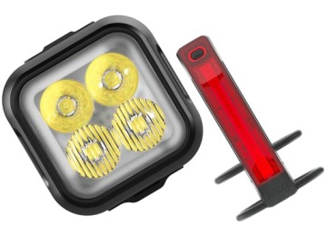 КОМПЛЕКТ ВЕЛОСИПЕДНЫХ ФАР KNOG BLINDER PRO 600 USB-C + ЗАДНИЙ KNOG PLUS 20 лм