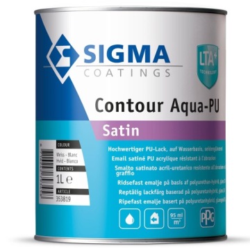 Sigma Contour Aqua PU Satin - Эмаль полиуретановая 1л