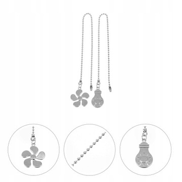 Dekoracje sufitowe włącznika Metalowy łańcuszek