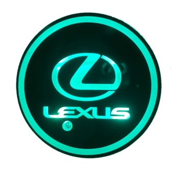 PODSTAWKA LED POD KUBEK NAPOJE Z LOGO LEXUS