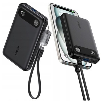 Powerbank Anker 10000mAh 22.5W szybkie ładowanie + kabel USB-C do USB-C