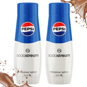 SYROP KONCENTRAT PEPSI COLA DO SATURATORA WODY SODASTREAM 440 ML ZESTAW
