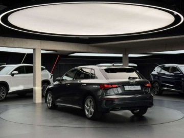 Audi A3 8Y Sportback 1.5 35 TFSI 150KM 2022 Audi A3 Sportback 35 TFSI mHEV S Line S tronic Szyberdach ACC Asystent, zdjęcie 22