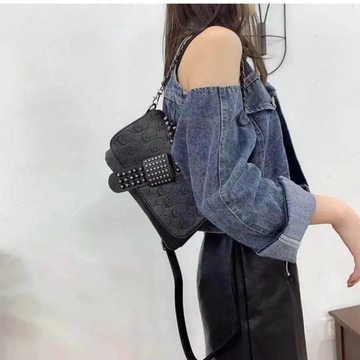 Rivet Messenger Bag Women Shoulder Bag Fashio