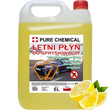LETNI PŁYN DO SPRYSKIWACZY 5L zapach cytrynowy