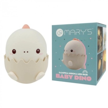 MARY'S нічник LED BABY діно рожевий