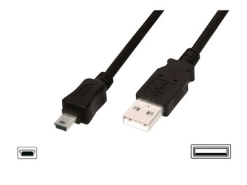Kabel adapter USB-A / miniUSB-B (5-pin) Canon 3m