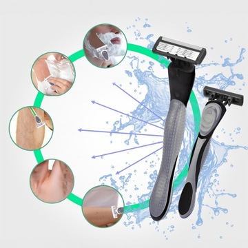 НАБОР ДЛЯ БРИТЬЯ RAZER + 8 КАРТРИДЖЕЙ XXXL