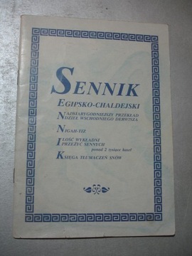 Sennik egipsko-chaldejski. Jerzy Rogula