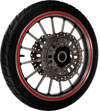 СВЕТООТРАЖАЮЩИЕ НАКЛЕЙКИ НА КОЛЕСА, МОТОДИСКОВЫЕ ДИСКИ, КРАСНЫЕ