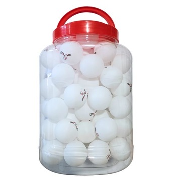 Мячи для настольного тенниса SPARTAN тренировочные для пинг-понга белые 60 шт.