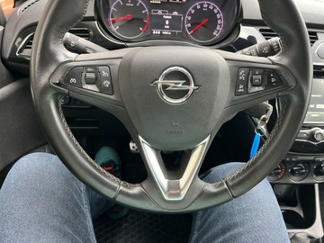 Opel Corsa E Hatchback 3d 1.4 Turbo 100KM 2018 Opel Corsa 1.4 benzyna 100 KM 6 biegow czarny dach zadbany mozliwa zamia, zdjęcie 14