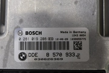 BMW 1 F20 JEDNOTKA MOTORU 8570933