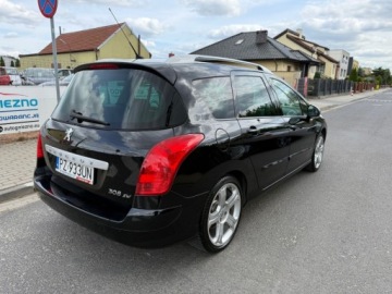 Peugeot 308 I SW 1.6 THP 156KM 2010 Peugeot 308 308 SW KLIMATYZACJA TEMPOMAT PANORAMA DACH GRZANE FOTELE GWARA, zdjęcie 2
