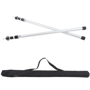 НАБОР 2 АЛЮМИНИЕВЫХ РЕГУЛИРУЕМЫХ СТОЙКИ ДЛЯ ТЕНТА 90-230 СМ