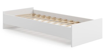 Łóżko pojedyncze młodzieżowe jednoosobowe KARO 200x90 białe