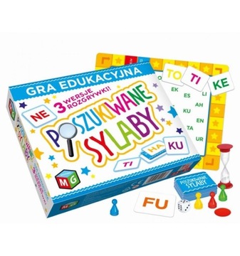 Gra edukacyjna Poszukiwane sylaby Multigra