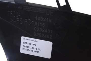 9292461 LIŠTA ZDOBENÁ KOKPIT HYBRID 125 2018 BMW I3 (I01)