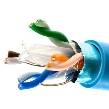 Przewód kabel LAN FTP CAT.6 cu 1m Telegartner