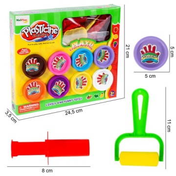 КОНДИТЕРСКАЯ ГЛИНА 8 ЦВЕТОВ ЧАШКИ КОНДИТЕРСКИЕ АКСЕССУАРЫ Пластилин