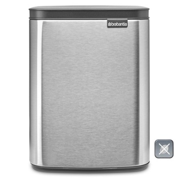BRABANTIA - Bo Waste Bin - 7 l - Matt Steel FPP