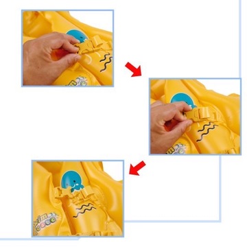 ЖИЛЕТ ДЛЯ ПЛАВАНИЯ НА 2-3 ГОДА, НАДУВНОЙ КАПОК