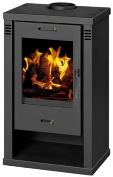PIEC PIECYK KOMINEK NA DREWNO VICTORIA TORINO 7,2 kW ECODESIGN BLACHA 4MM