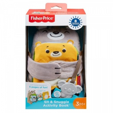 Fisher Price Książeczka MIĘKKIE ZWIERZĄTKA sensoryczna Lusterko GJD37