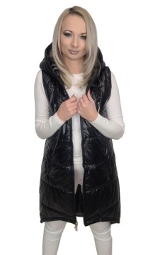 ЧЕРНЫЙ стеганый жилет, размер S-7XL
