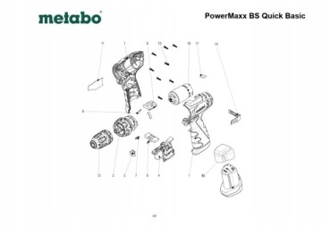 Корпус METABO PowerMaxx BS Quick Basic 00156000