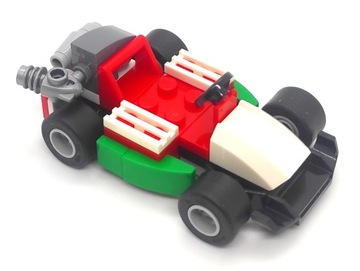 Lego Gokart Czerwono Zielony Minibuild 1szt.NOWE