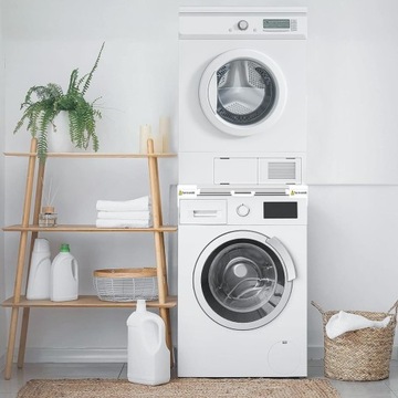 NIUXX łącznik pralki z suszarką z wysuwaną metalową suszarką