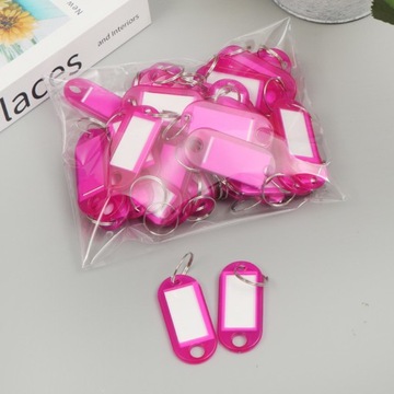 50 PLASTIKOWYCH KLUCZYKÓW KOLOROWYCH PLASTIKOWYCH