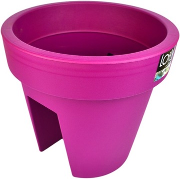 Балконный цветочный горшок для балюстрады LOFLY Fuchsia Pink DLOFR250 balustrade